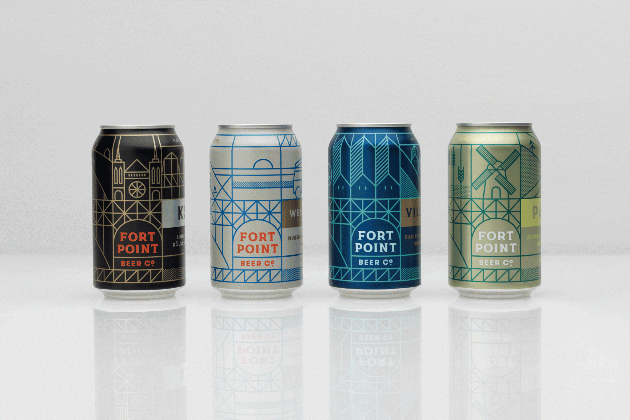 Brand identity Fort Point Beer Company