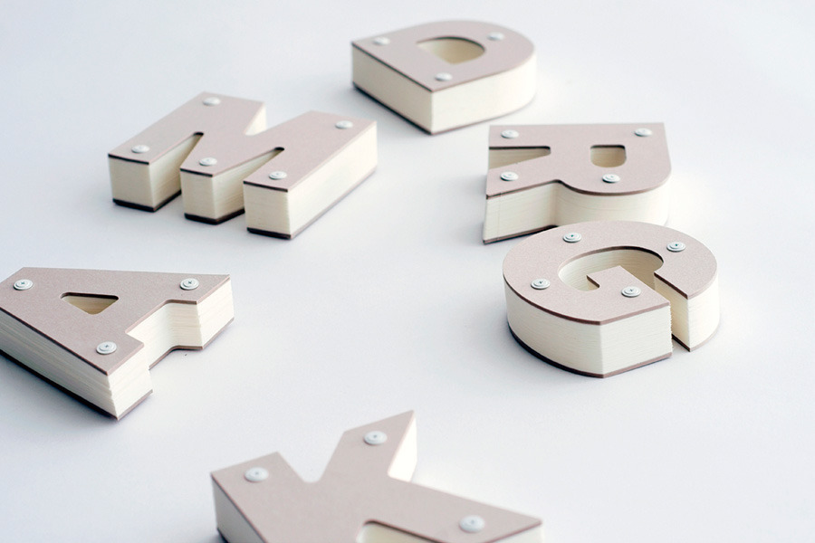 Block Typeface by Daikoku Design Institute