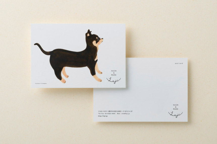 Laji Hair & Make - branding and interior design. Japanese Design Blog