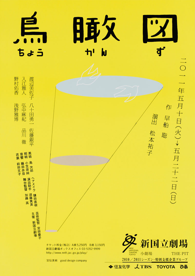 Poster for New National Theatre Tokyo designed by Good Design Company